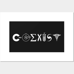 Science Coexist Posters and Art